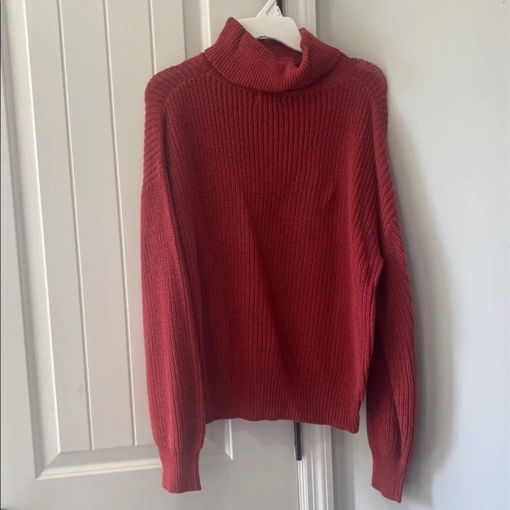 Women’s red sweater